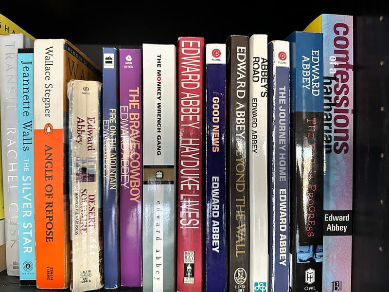 The Edward Abbey Shelf
