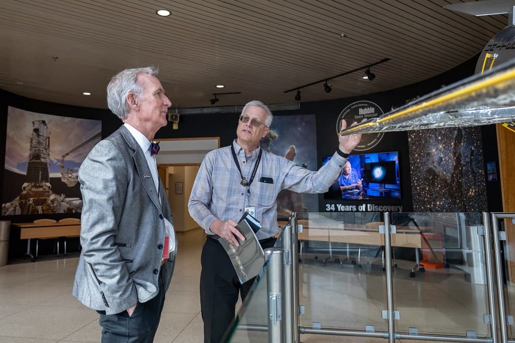 Bill Nye Tours the Space Telescope Operations Control Center