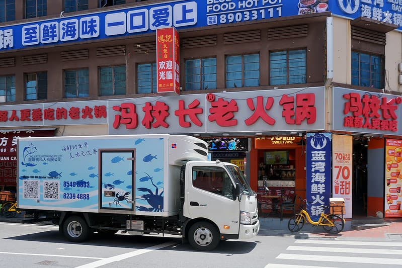 Seafood Delivery Van
