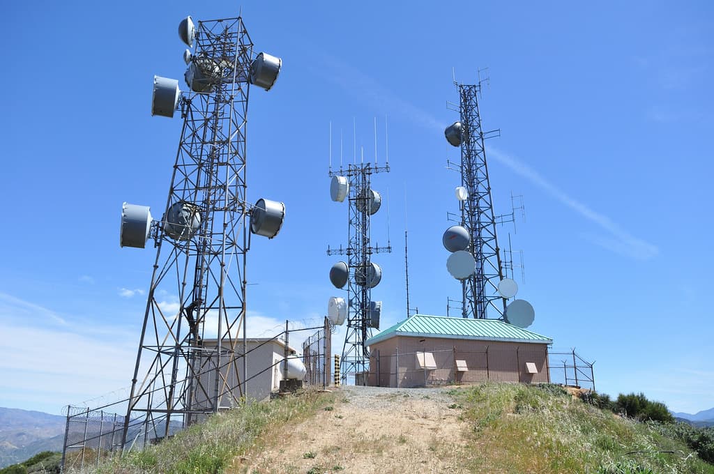 23 Los Pinetos Peak Summit Microwave Antenna Towers