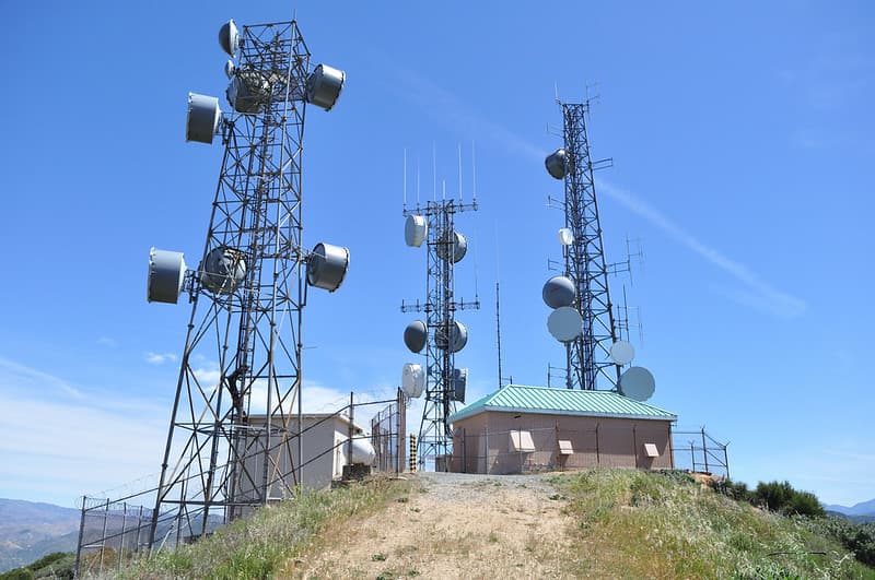 23 Los Pinetos Peak Summit Microwave Antenna Towers