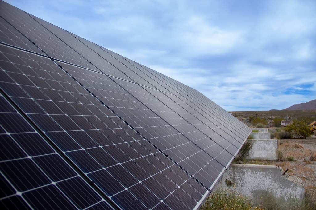 Solar panels at Cottonwood