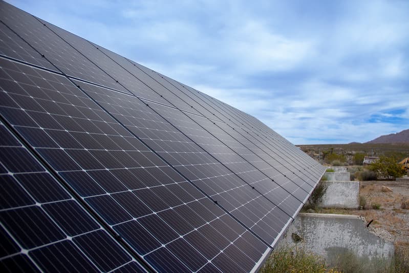 Solar panels at Cottonwood