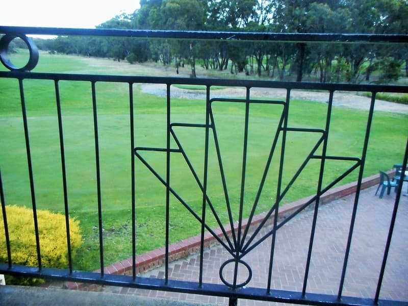 Art Deco balcony