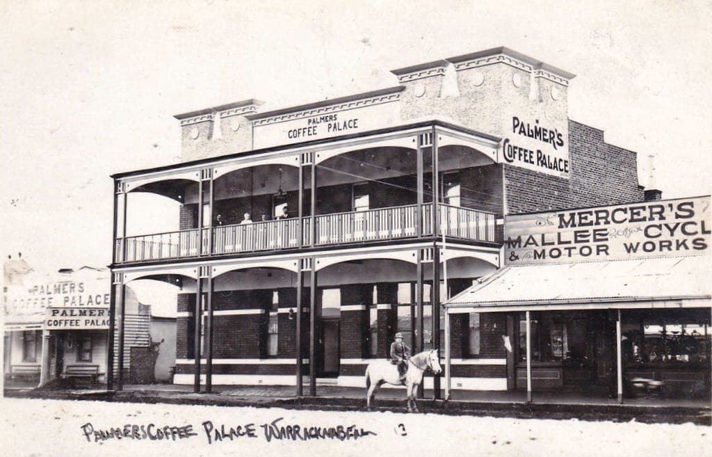 Palmers Coffee Palace, Warracknabeal, Victoria - 1912