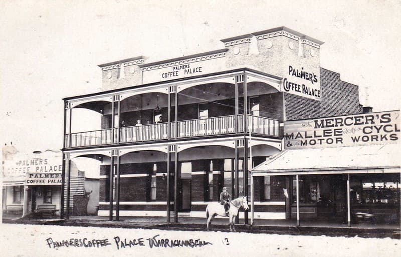 Palmers Coffee Palace, Warracknabeal, Victoria - 1912