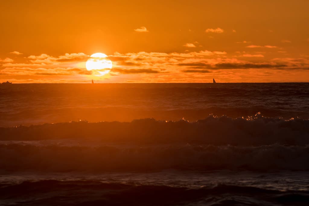 Pacific sunset