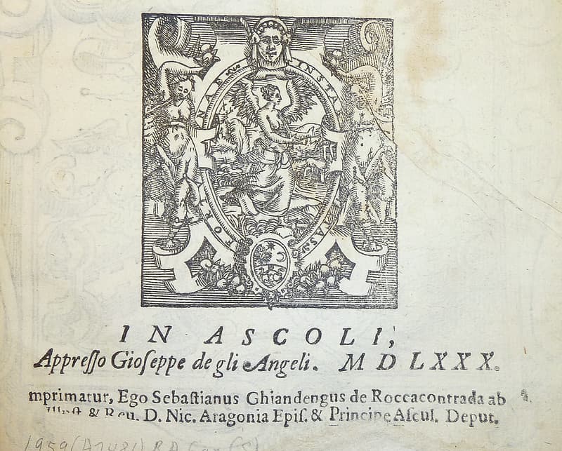 Device of printer Giuseppe degli Angeli (fl. 1571-1580)