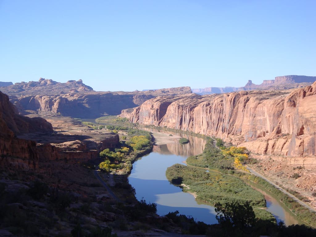 Colorado River from Moab Rim