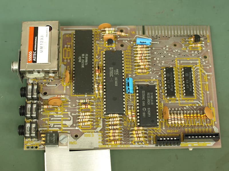 ZX81 Computer Teardown PCB