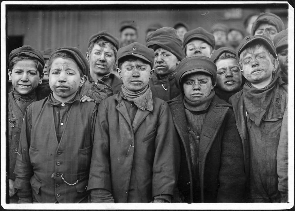 Child Labor: Breaker Boys, Pittston, PA, USA, 1911.