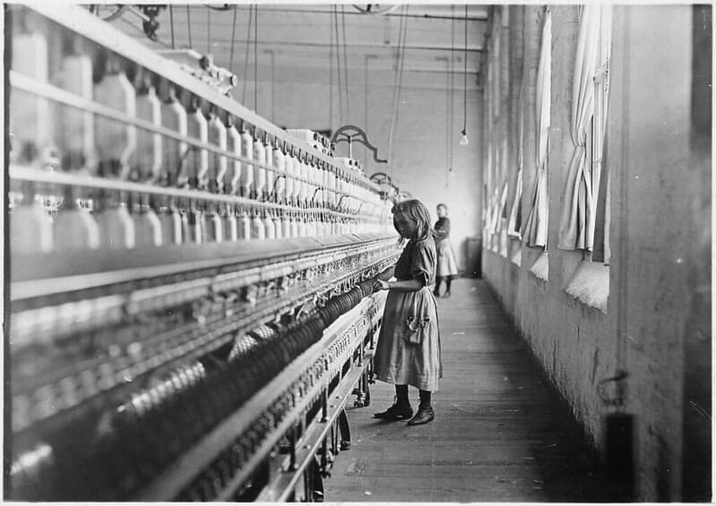 Child Labor: Carolina cotton mill, 1908.