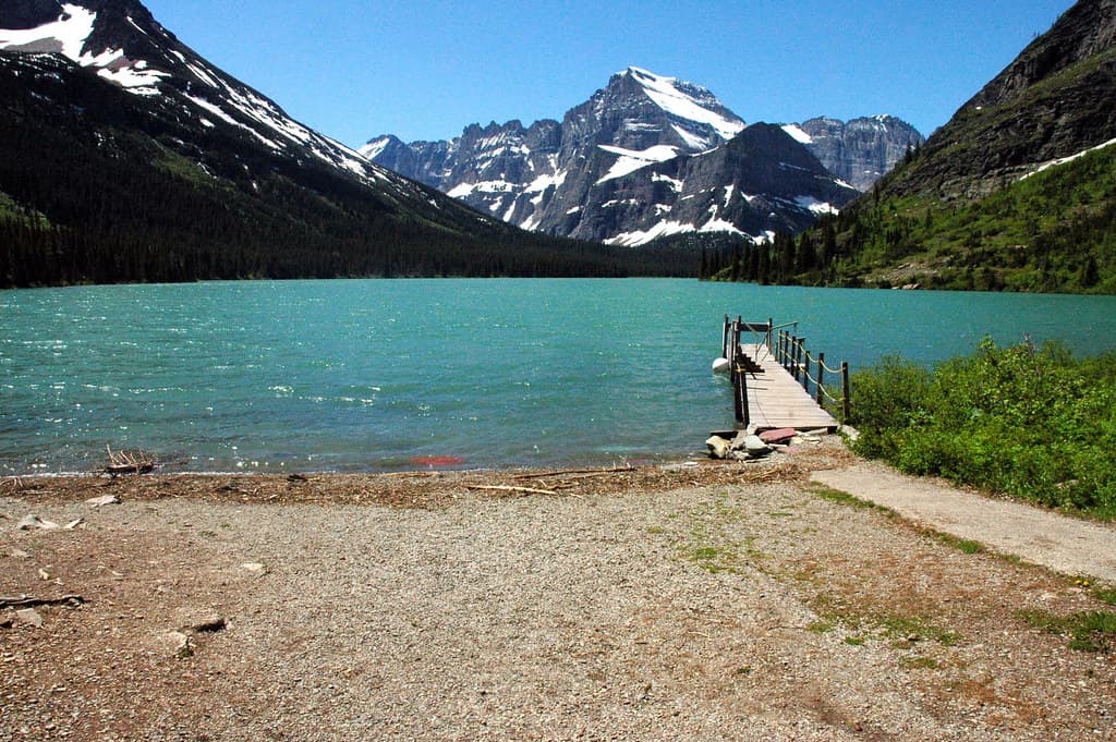 Lake Josephine Lakeshore, Many Glacier District - 2