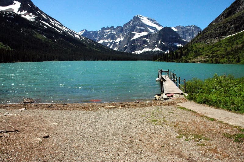Lake Josephine Lakeshore, Many Glacier District - 2