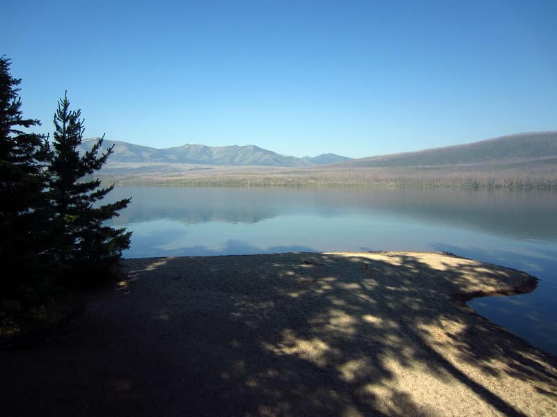 Lake McDonald, 7 Mile Pullout (Sandy Point) - 2