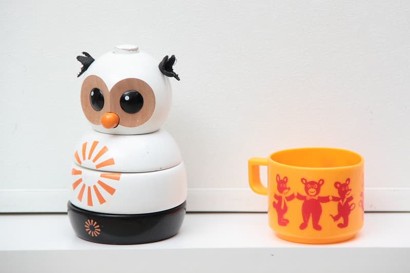 Toy Owl and Cup