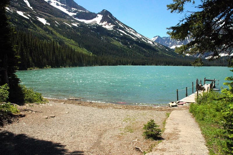 Lake Josephine Lakeshore, Many Glacier District - 1