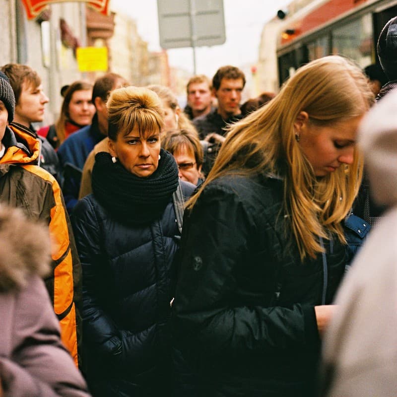 Canon Rebel XS - In the Crowd (square format)