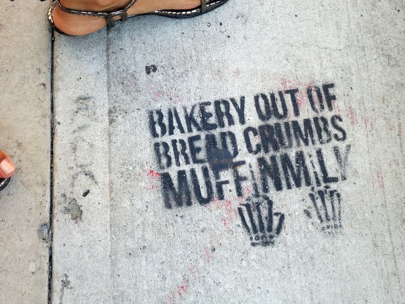 Bakery out of bread crumbs muffinmilv