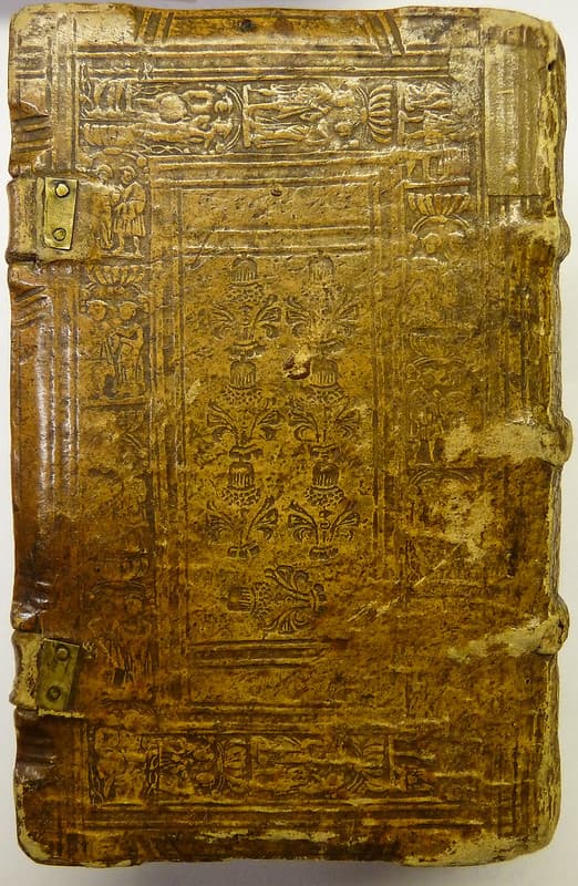 16th-century blind-tooled binding