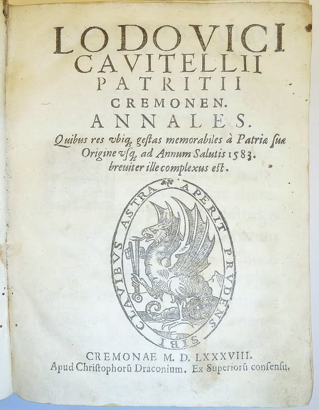 Device of printer Cristoforo Draconi (fl. 1569-1614)