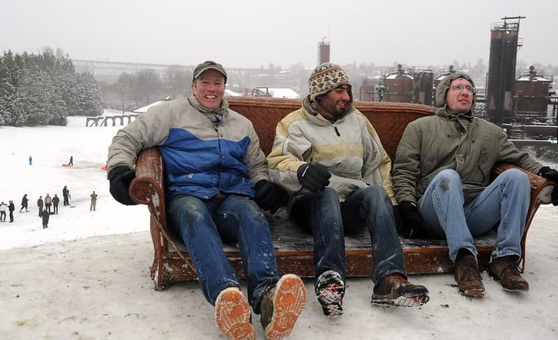 Americans, boots, coats