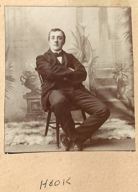 John Hook studio portrait c. 1905