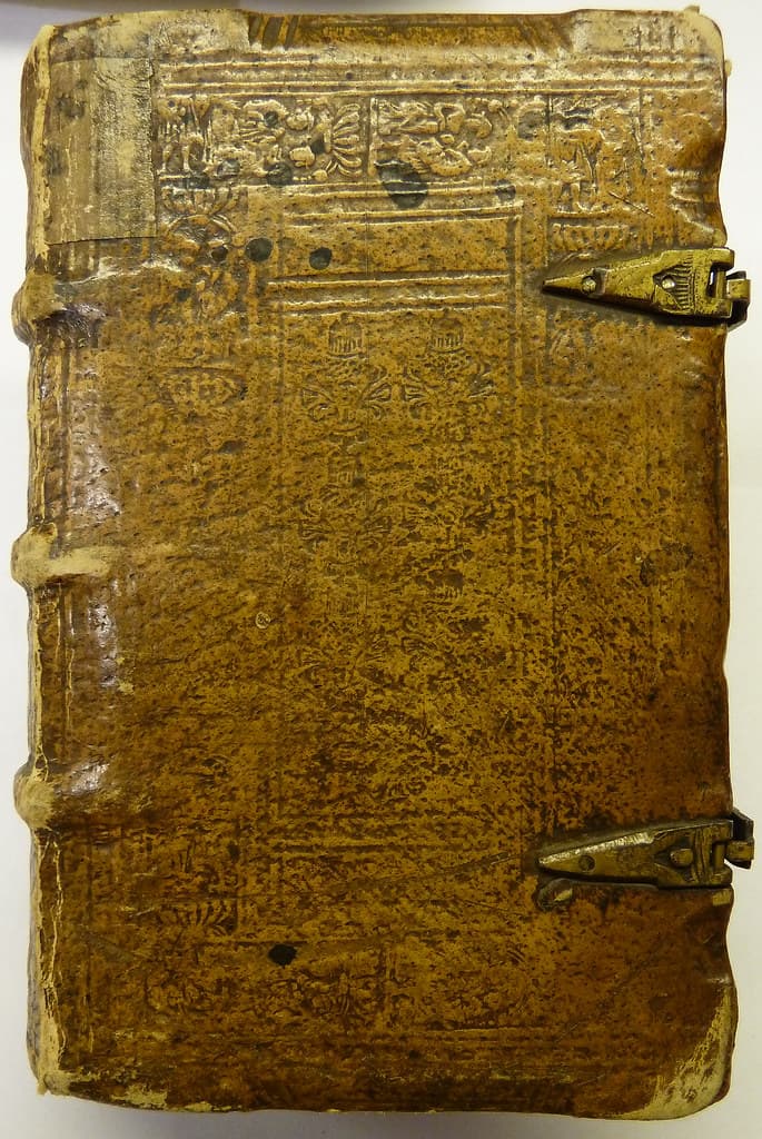 16th-century blind-tooled binding