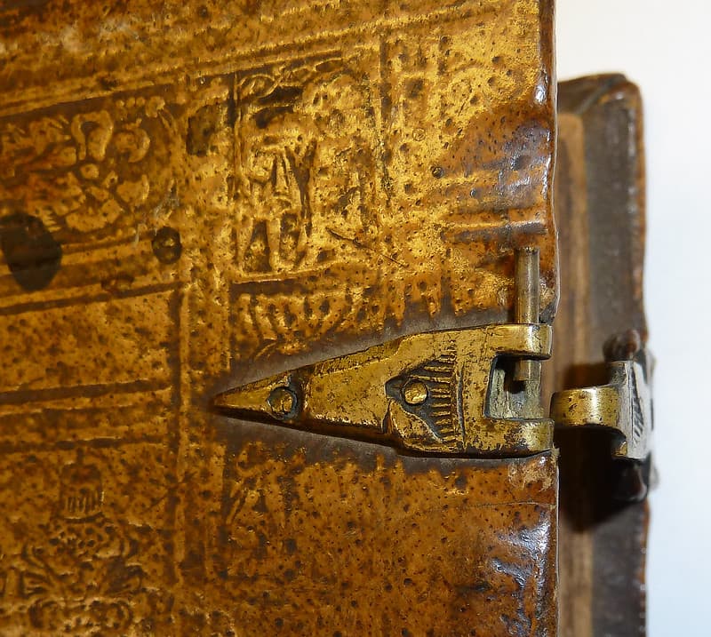 16th-century blind-tooled binding