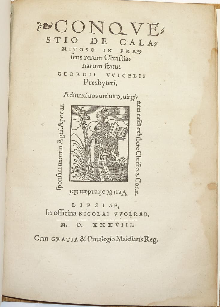 Woodcut printer's device of Nikolaus Wolrab of Leipzig