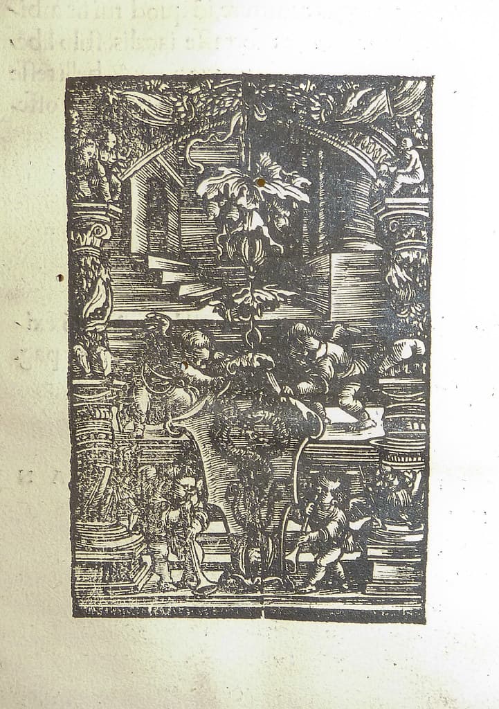 Woodcut printer's device of Johann Froben of Basel
