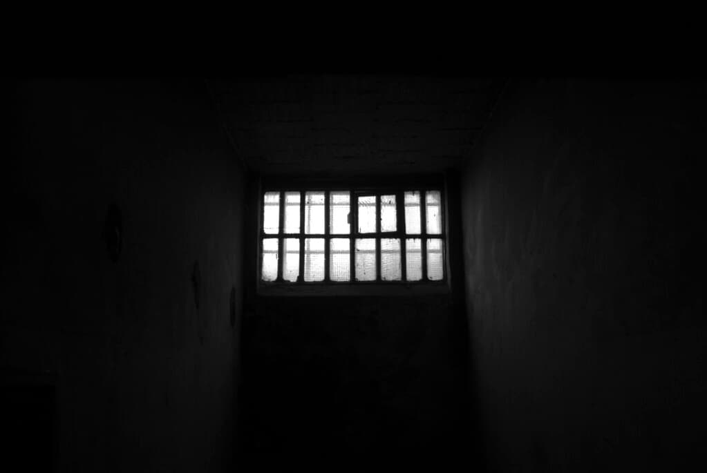 Window in Hohenschönhausen Prison