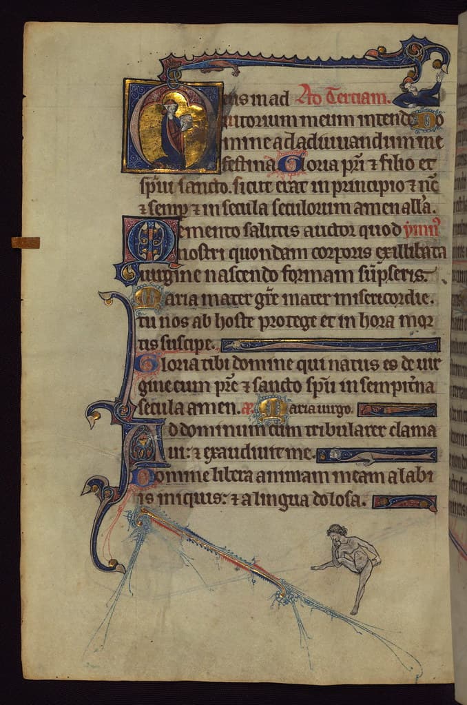 Book of Hours, Woman praying, Walters Manuscript W.102, fol. 92v