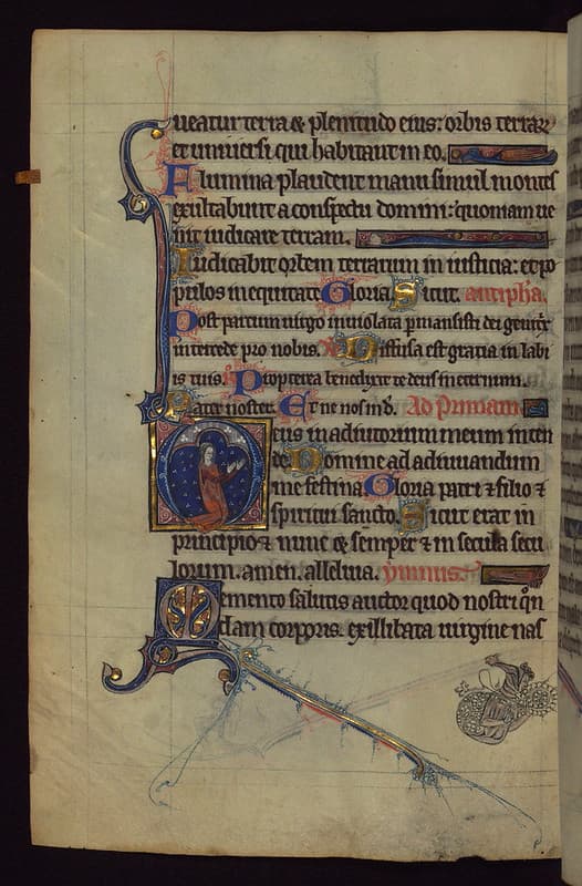 Book of Hours, Woman praying, Walters Manuscript W.102, fol. 88v