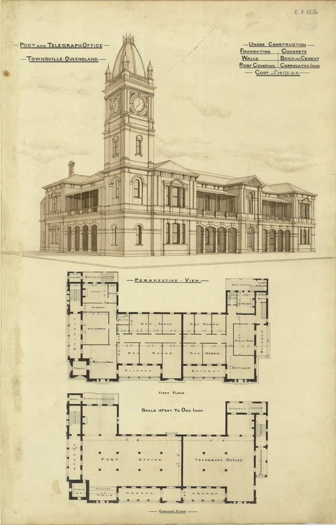 Post & Telegraph Office Townsville Queensland