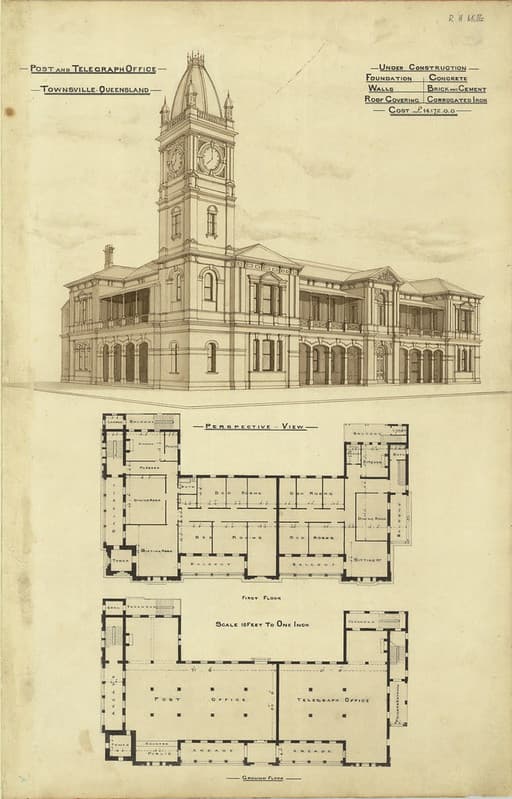 Post & Telegraph Office Townsville Queensland