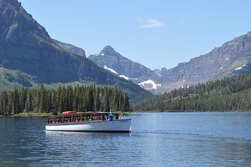 The 'Sinopah' on Two Medicine Lake