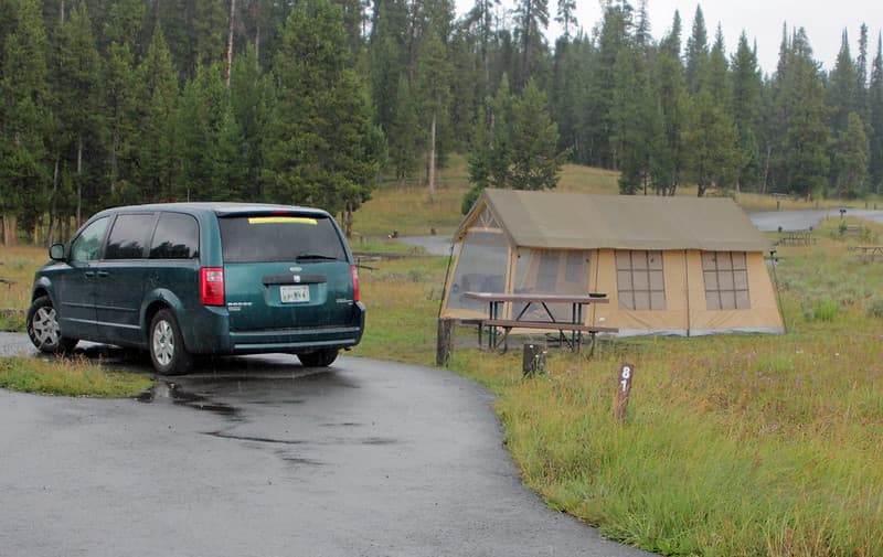 Bridge Bay Campground site
