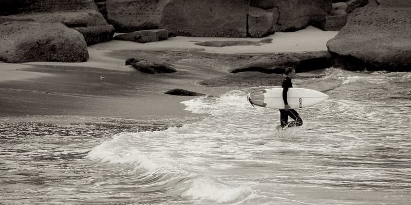 Into the Tamarama ocean
