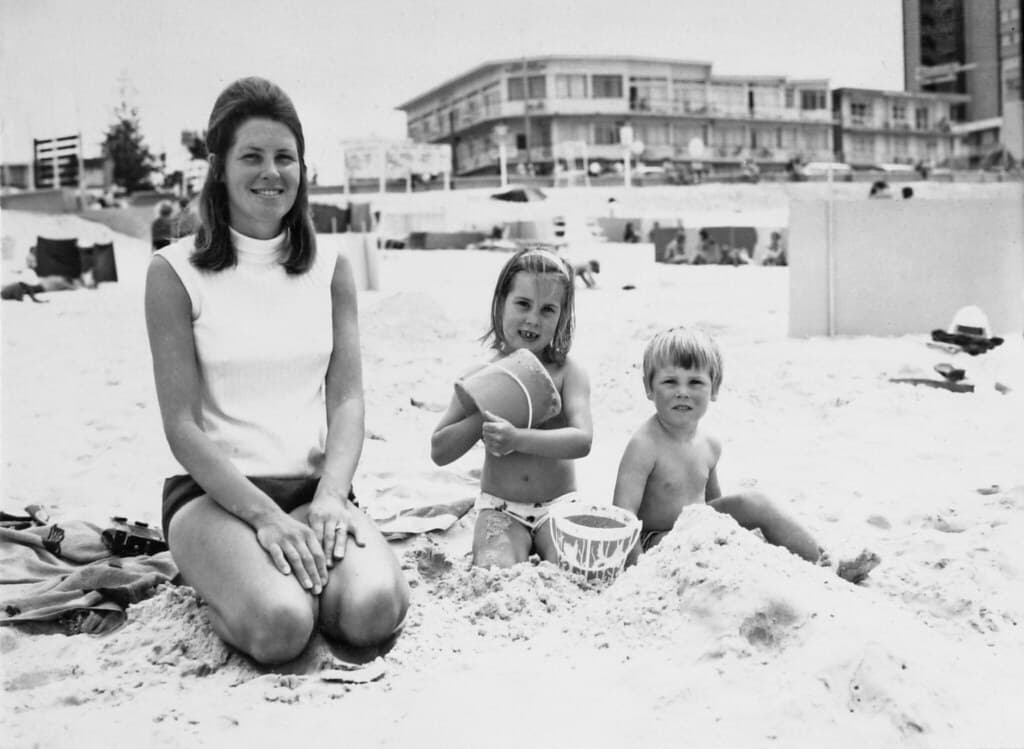 Surfers Paradise Beach, September 1971