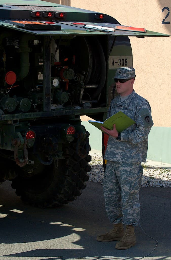 Spc. Kraetsch Fuel Monitoring