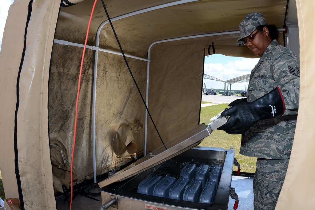169th Services Flight - Single Palletized Expeditionary Kitchen