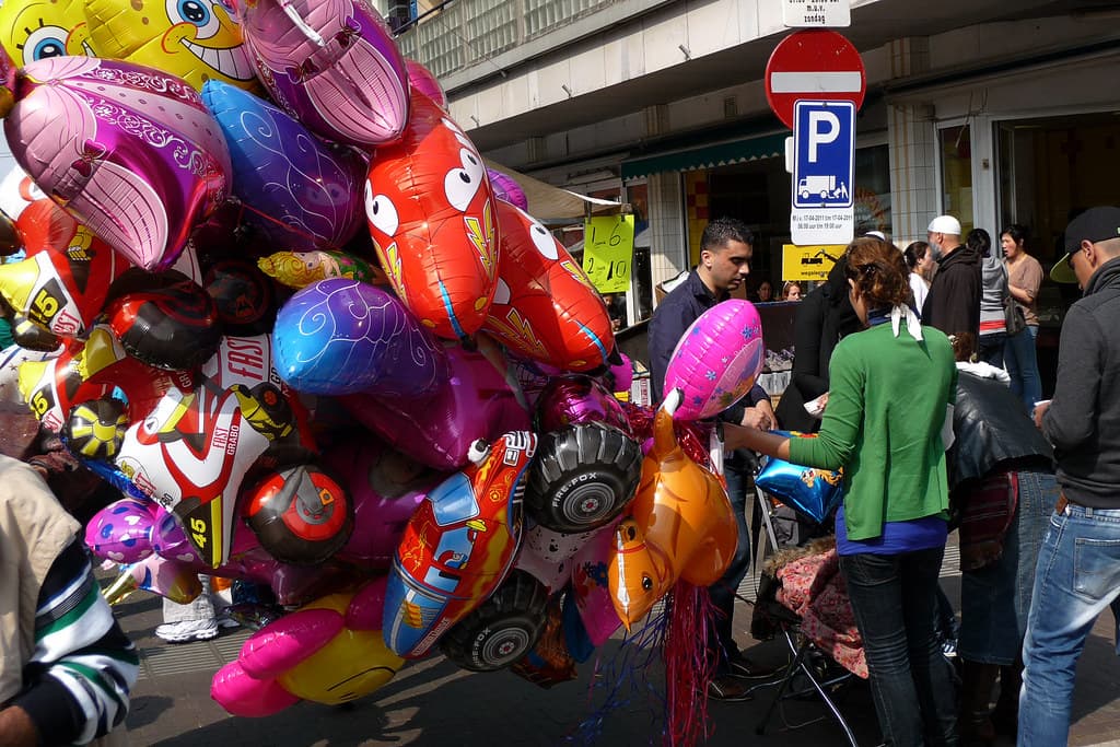 Amsterdam, balloons, city