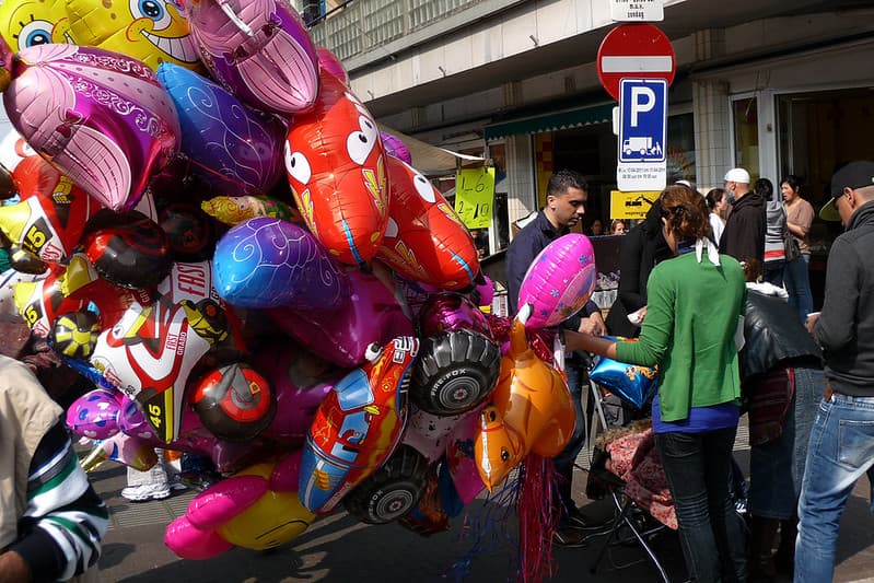 Amsterdam, balloons, city