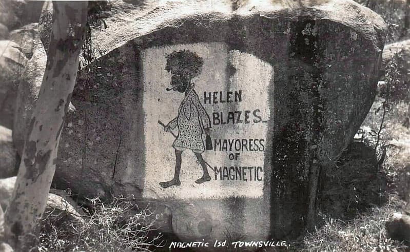 Graffiti/caricature from days gone by
