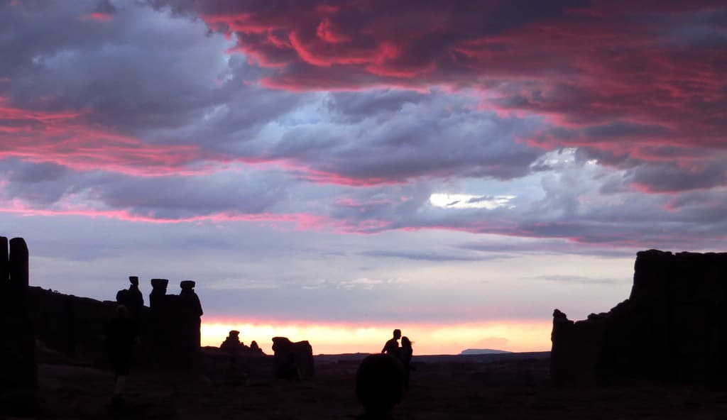 Sunset at La Sal Mountains Viewpoint