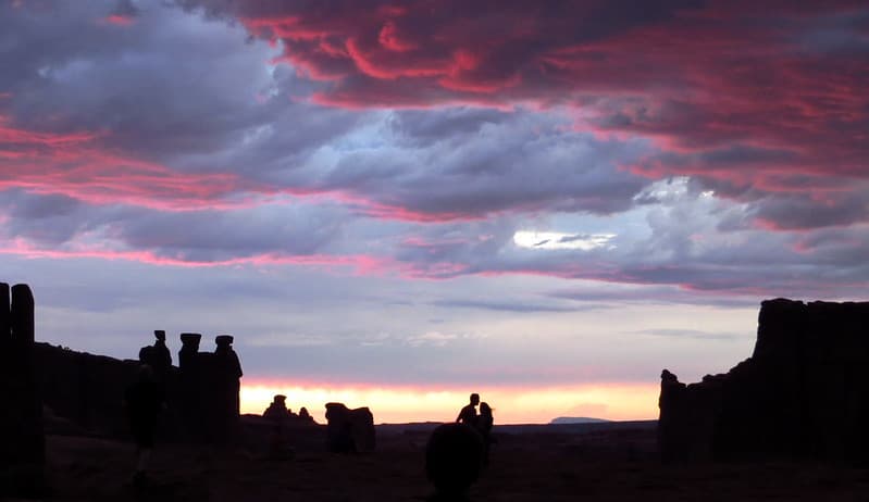 Sunset at La Sal Mountains Viewpoint