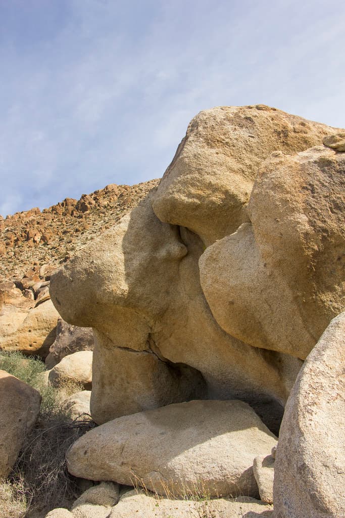 Boulder field at Rattlesnake Canyon