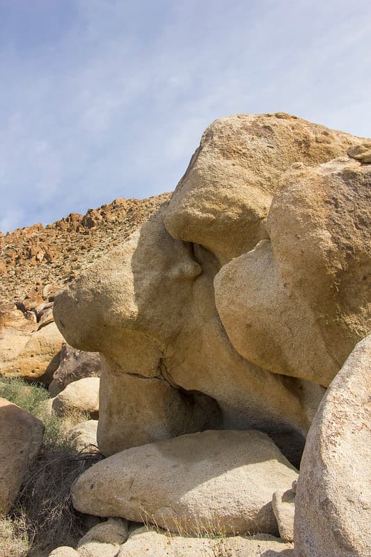 Boulder field at Rattlesnake Canyon