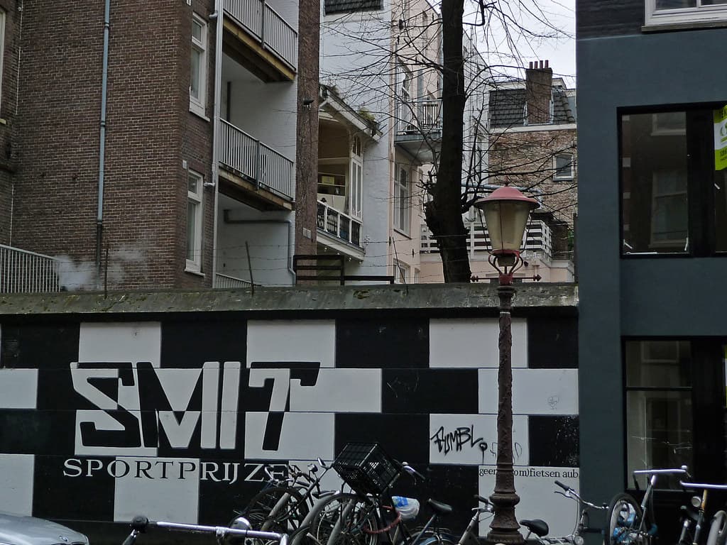 Amsterdam, balconies, blocks